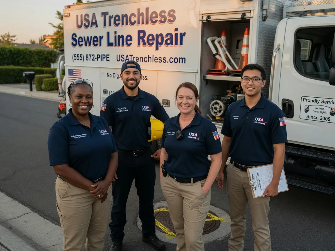 Sewer Line Repair company in Sainte Marie, IL